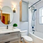 Small bathroom remodels typically cost $12,000–$25,000 depending on materials and plumbing work.