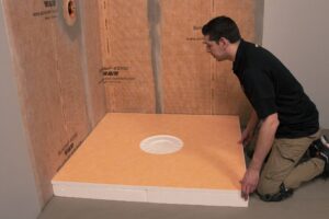 shower waterproofing installation